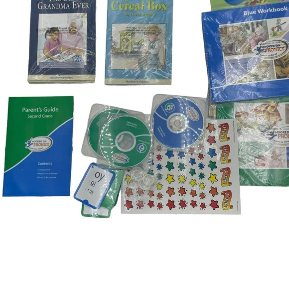 Hooked on Phonics Second Grade Learn to Read Reading Books New - Picture 3 of 6